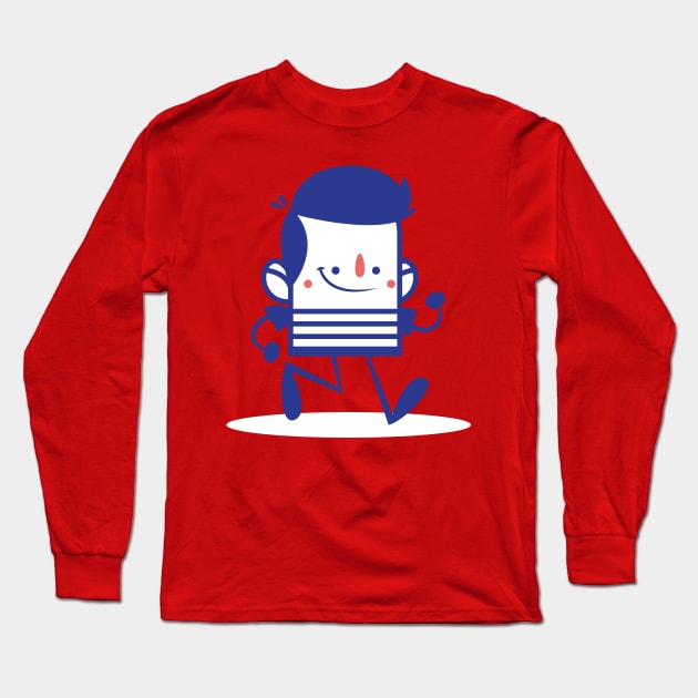 Quirky man Long Sleeve T-Shirt by Digster